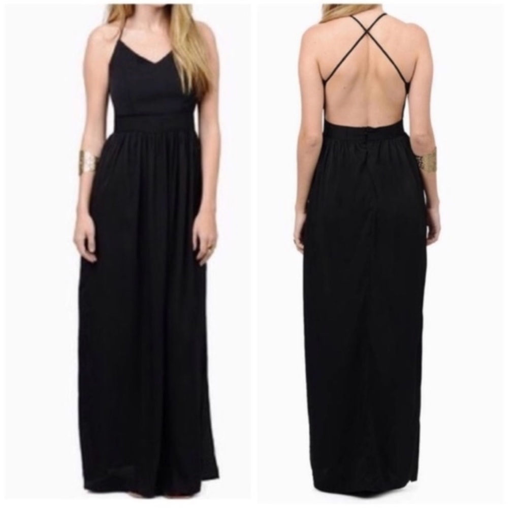 Black Maxi Dress Tobi
